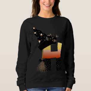 Sweatshirt LETTRE MONÂTRE Halloween H