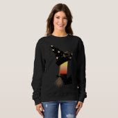 Sweatshirt LETTRE MONÂTRE Halloween L (Devant entier)