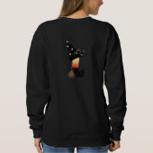 Sweatshirt LETTRE MONÂTRE Halloween L (Dos)
