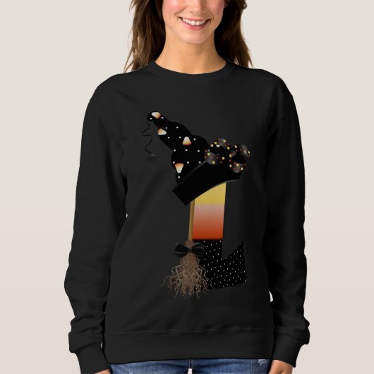 Sweatshirt LETTRE MONÂTRE Halloween L (Devant)