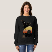 Sweatshirt LETTRE MONÂTRE Halloween Q (Devant entier)