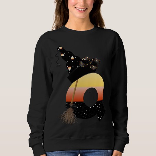 Sweatshirt LETTRE MONÂTRE Halloween Q (Devant)