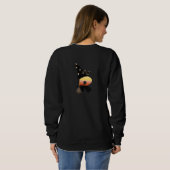 Sweatshirt LETTRE MONÂTRE Halloween R (Dos entier)