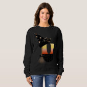 Sweatshirt LETTRE MONÂTRE Halloween U (Devant entier)