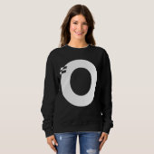 Sweatshirt Lettre O Alphabet Monogramme initial (Devant entier)