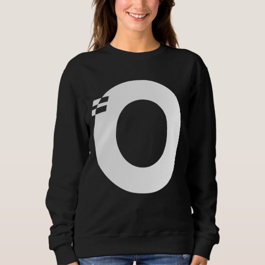 Sweatshirt Lettre O Alphabet Monogramme initial (Devant)