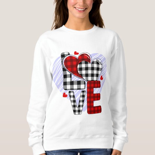 Sweatshirt Lettres d'amour (Devant)