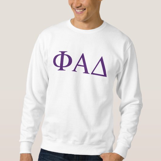 Sweatshirt Lettres grecques Phi Alpha Delta (Devant)