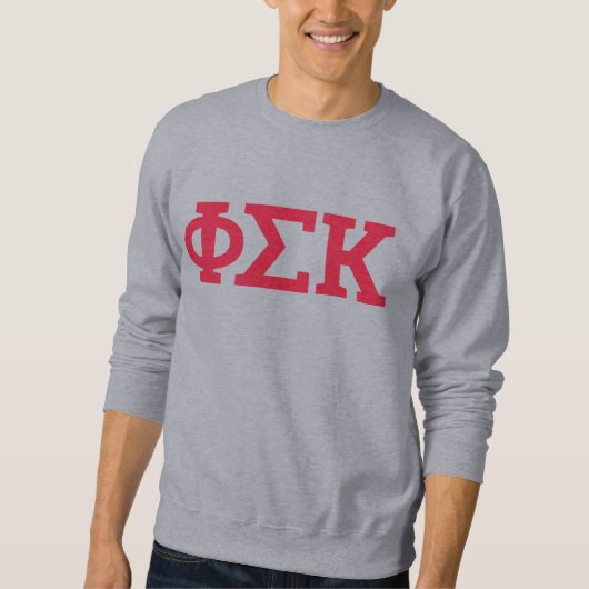 Sweatshirt Lettres Phi Sigma Kappa (Devant)