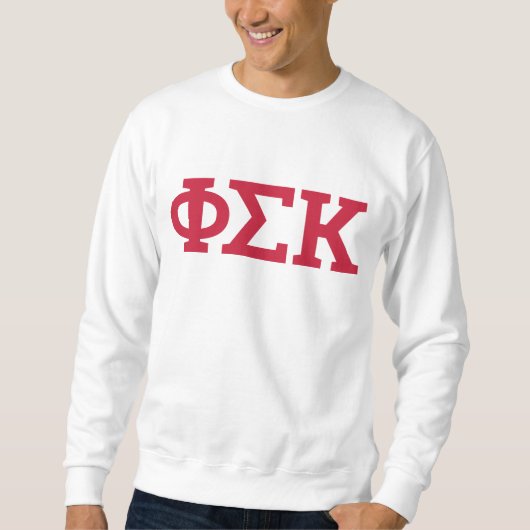 Sweatshirt Lettres Phi Sigma Kappa (Devant)