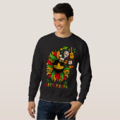 Sweatshirt Letu2019s Fiesta Cinco De Mayo Tournesol (Devant entier)