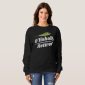 Sweatshirt leurre de pêche à la retraite (Devant entier)