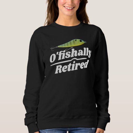 Sweatshirt leurre de pêche à la retraite (Devant)