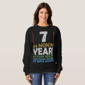 Sweatshirt Level 7 Video Game 7th Birthday Party Ret (Devant entier)