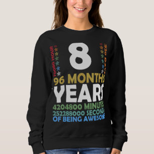 Sweatshirt Level 8 Video Game 8th Birthday Party Ret