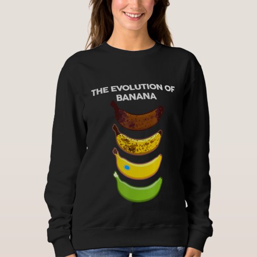 Sweatshirt L'Évolution De Banana Graphic Tee - shirts & Cool (Devant)