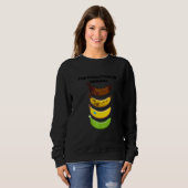 Sweatshirt L'Évolution De La Banane Graphique Tee - shirts & (Devant entier)