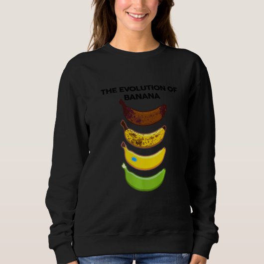Sweatshirt L'Évolution De La Banane Graphique Tee - shirts & (Devant)
