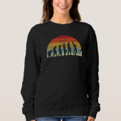 Sweatshirt L'évolution des pêcheurs et l'évolution Evo de l'h (Devant)