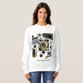 Sweatshirt "L'évolution technologique dévoilée" (Devant entier)