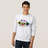 Sweatshirt Lèvres folles, trop dopant (Devant entier)