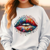 Sweatshirt Lèvres musicales