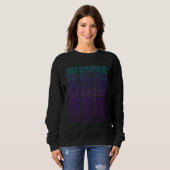 Sweatshirt Lévrier Irlandais Rétro (Devant entier)