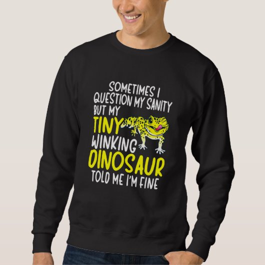 Sweatshirt Lézard Reptile Herpétologue Gecko Léopard (Devant)