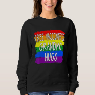 Sweatshirt Lgb Grandmo Hugs Libre De Gay pride Lesbien