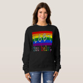Sweatshirt Lgbt Drapeau Gay You Belong Prith Mois Rainbow Les (Devant entier)