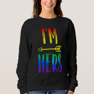 Sweatshirt Lgbt Fierté Im Ses Chaussures Mine Lesbienne Coupl