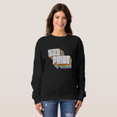 Sweatshirt Lgbt Gay pride Mois Transgenre Rainbow Lesb (Devant entier)