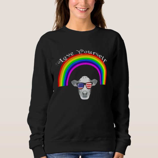 Sweatshirt LGBT Lesbian Gay Bisexual Transgender Pride Queer  (Devant)