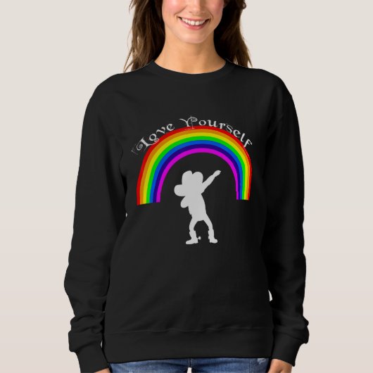 Sweatshirt LGBT Lesbian Gay Bisexual Transgender Pride Queer (Devant)