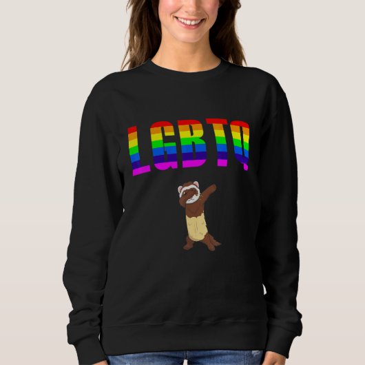 Sweatshirt LGBT Lesbian Gay Bisexual Transgender Pride Queer (Devant)