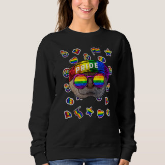 Sweatshirt Lgbt Otter Mois Gay pride Animal Rainbow Lesbian