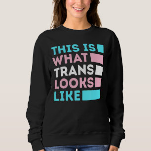 Sweatshirt Lgbt Pride Transgenre Arc-En-Ciel C'Est Ce Que Tra