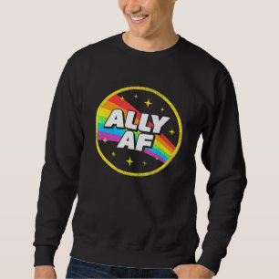 Sweatshirt Lgbtq Ally Af Lesbienne Gay pride Lgbt Rainbow Ret