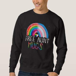 Sweatshirt Lgbtq Free Tante Hugs Gay pride Lgbt Ally Rainbow 