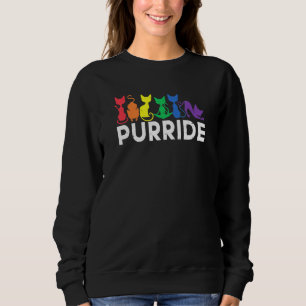 Sweatshirt Lgbtq Mois Gay pride Rainbow Chats Chat Amour