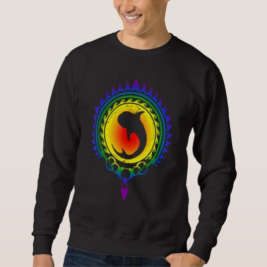 Sweatshirt Lgbtq Pride Polynesian Whale Shark (Devant)