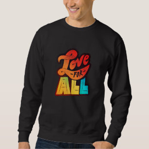 Sweatshirt Lgbtq+ Soutien Amour Pour Toutes Les Édition Halft