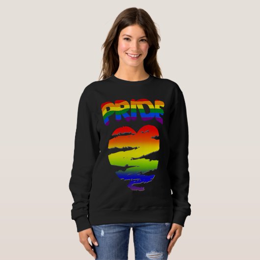 Sweatshirt LGTB Pride Flag  17 (Devant entier)