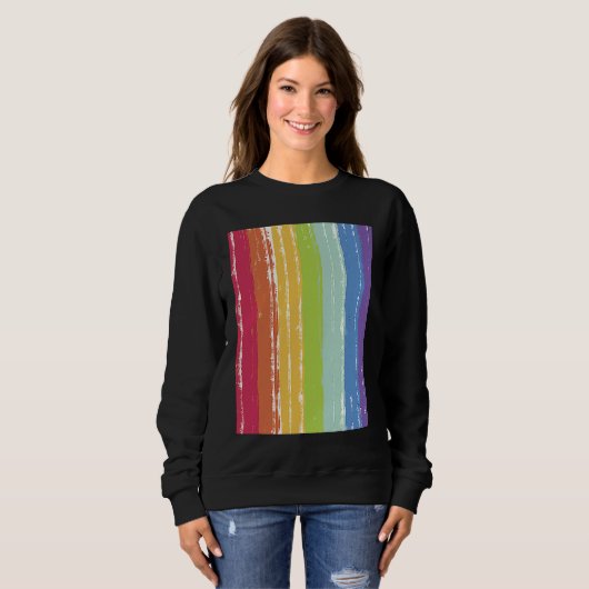 Sweatshirt LGTB Pride Flag  40 (Devant entier)