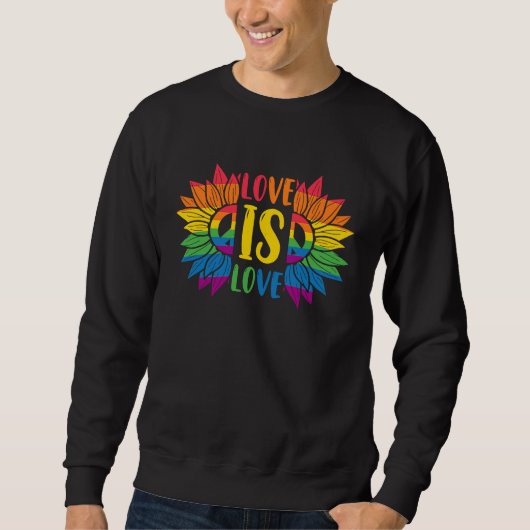 Sweatshirt LGTB Pride Flag  47 (Devant)
