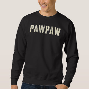 Sweatshirt L'homme Pawpaw Rocks Grand-père Rockstar Mythe Lég