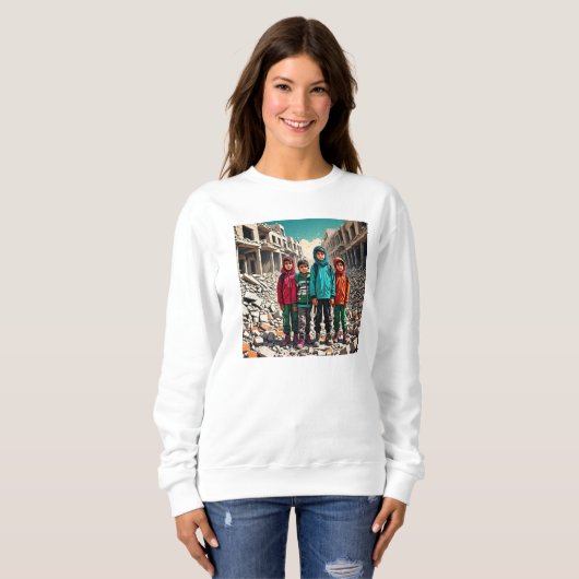 Sweatshirt Libérer la Palestine (Devant entier)