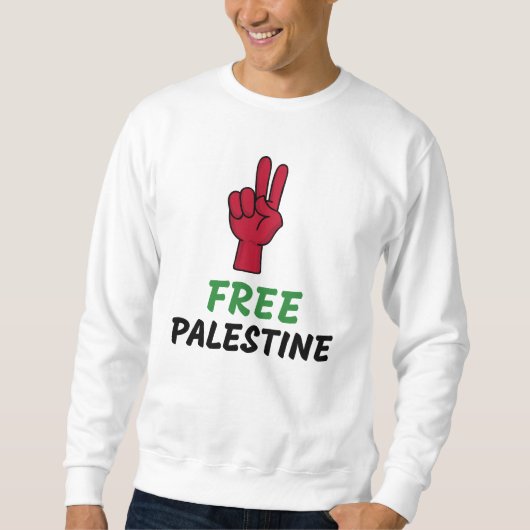 Sweatshirt Libérer le génocide de Gaza (Devant)