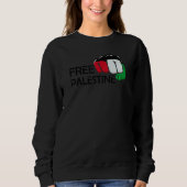 Sweatshirt Libérez Gaza Palestine Drapeau arabe Sauvez Palest (Devant)