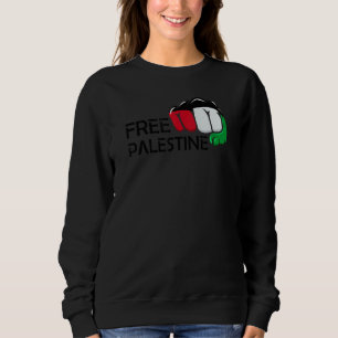 Sweatshirt Libérez Gaza Palestine Drapeau arabe Sauvez Palest